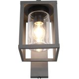 TRIO LUNGA - Wandlamp - Antraciet - Excl. 1x E27 4W - Buitenverlichting - IP44