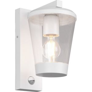 Trio Wandlamp buiten met sensor E27 | Cavado | IP44 | Wit