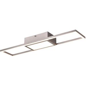 Trio Edelstahl-LED-DeckenlampeRigido - R67172107