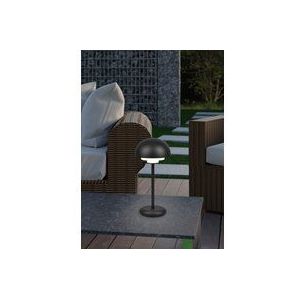 REALITY ELLIOT - Tafellamp - Zwart mat - incl. 1x SMD 2W - Oplaadbaar - Dimbaar - Buitenverlichting - IP44