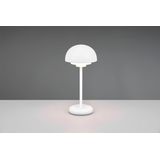 Tafellamp wit incl. LED oplaadbaar en 3-staps touch dimmer - Maureen