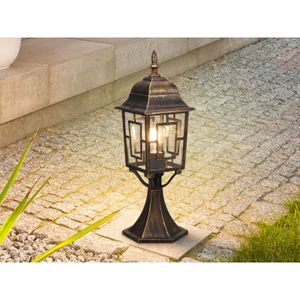 TRIO VOLTURNO - Paalverlichting - Antieke roest - excl. 1x E27 4W - Buitenverlichting - IP23