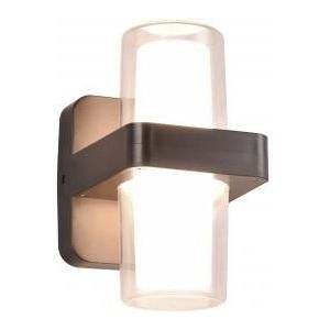 Trio Wandlamp buiten | Limeira | Vierkant | 3000K | Zwart | IP44 | 3.5W