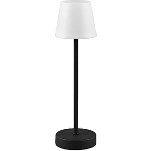 REALITY Martinez - Tafellamp - Zwart - SMD LED - Oplaadbaar - Dimbaar - RGB - IP44