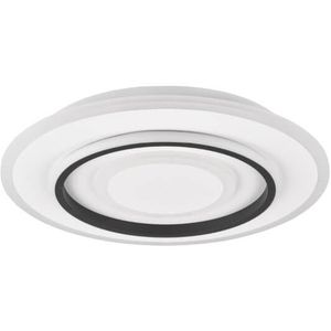 Reality Jora R64303131 led-plafondlamp, metaal, mat wit, kunststof, 46 watt led, afstandsbediening