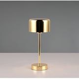 REALITY JEFF - Tafellamp - Messing gepolijst - incl. 1x SMD 1.5W - Touch functie - Oplaadbaar - Dimbaar