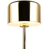 REALITY JEFF - Tafellamp - Messing gepolijst - incl. 1x SMD 1.5W - Touch functie - Oplaadbaar - Dimbaar