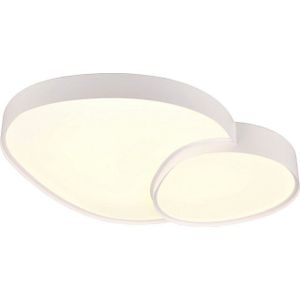 TRIO RISE - Plafondlamp - Wit mat - incl. 1x SMD 45W - Geintergreerde dimmer - Memory functie - Lichtkleur instelbaar