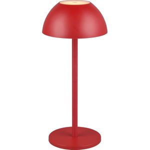 Reality Leuchten R54106110 Ricardo R54106110 Tafellamp voor buiten, 4 leds, 1,7 W, kunststof, rood