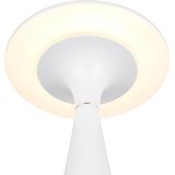 REALITY TORREZ - Tafellamp - Wit mat - incl. 1x SMD 2W - Oplaadbaar - Draadloos - Buitenverlichting - IP44