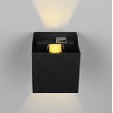 Reality Leuchten LED Wandleuchte TALENT, LED Wandlampe mit Magnet Wandhalterung, up-and-down Licht IP44, Bewegungsmelder, LED fest integriert, Warmweiß, Bewegungsmelder Dämmerungssensor Akkubetrieb USB-Anschluss Schalter