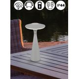 REALITY Leuchten LED Tischleuchte »TORREZ«, 1 flammig, Leuchtmittel LED-Board  LED fest integriert, in-Outdoor Akku Tischlampe mit USB-C, dimmbar, Lichtfarbe einstellbar