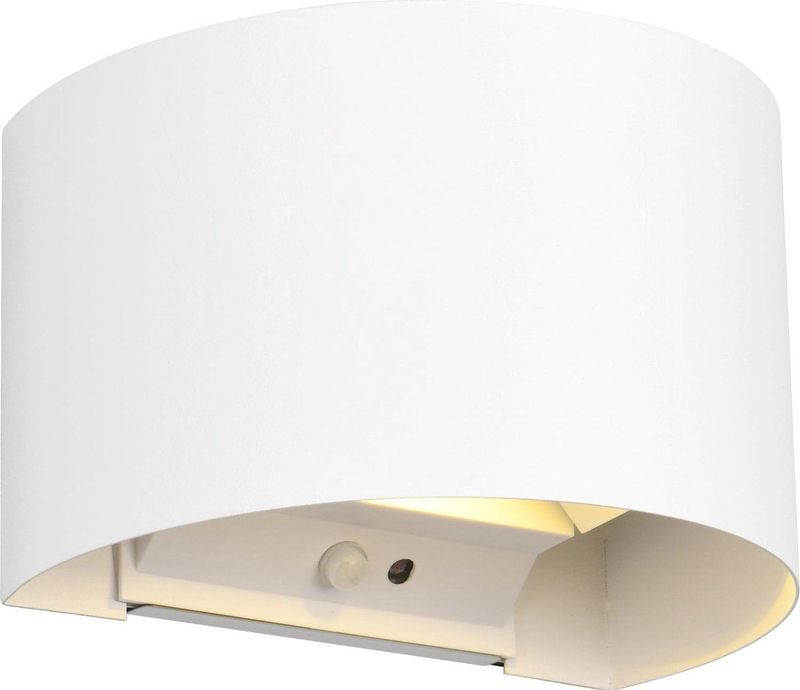 REALITY TALENT - Wandlamp - Wit mat - incl. 2x SMD 1W - Oplaadbaar - Draadloos - Beweginssensor - Schemeringssensor - Accuvoeding - Buitenverlichting - IP44