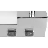 Trion - Rucola XL - Wandlamp - Chroom - 90 cm - 1x SMD LED - 1200 lumen - IP44