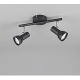 Reality - Spotlight Cantar 2-Lt - Tafellamp - Zwart - GU10