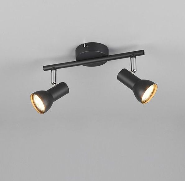 Reality - Spotlight Cantar 2-Lt - Tafellamp - Zwart - GU10