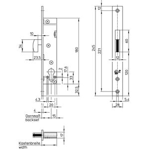 Wilka - VH Smalslot - RVS - Haak