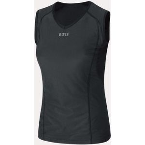 Gore Wear - GWS Base Layer Top - Dames - Zwart - Materiaal: Gore Windstopper