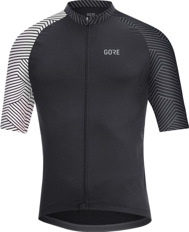 Gore - C5 Optiline Jersey - Zwart Wit - Materiaal: Ademend