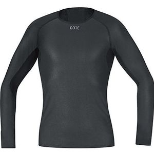 GORE WEAR Ondershirt voor heren met lange mouwen, GORE WINDSTOPPER, M, zwart