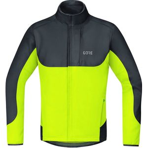GORE WEAR C5 GORE WINDSTOPPER Sportjack - Zwart/Neon-Geel - 100376