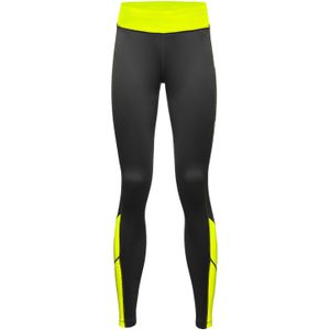GORE WEAR Dames Tights R3 Thermo - Zwart/Neon Geel