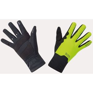 GORE WEAR M Gore-Tex Infinium handschoenen 7, zwart/neongeel