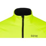 Gore Wear - C3 GTX I Thermo Jacket - Heren - Fleece Gevoerd - Zwart - Softshell