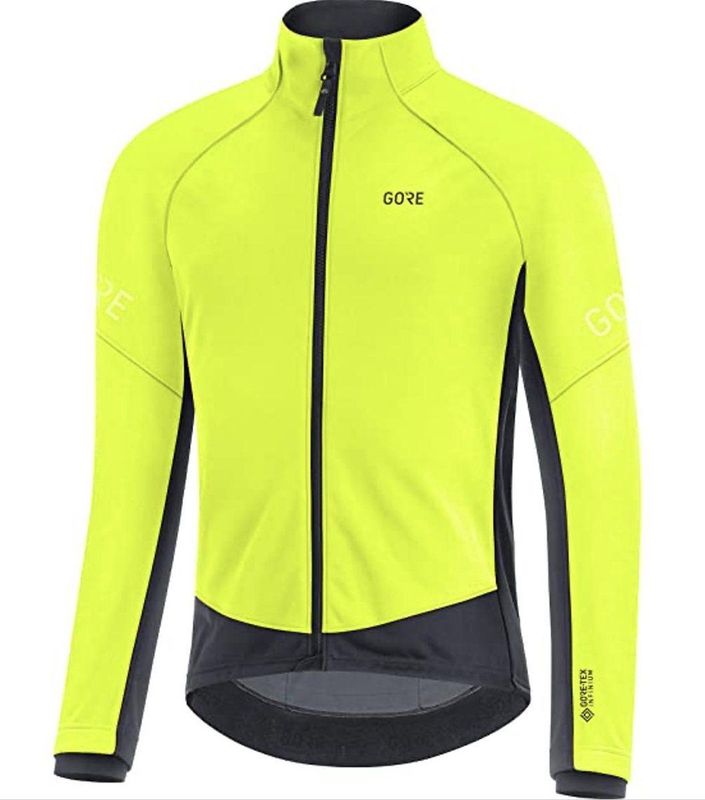 Gore Wear - C3 GTX I Thermo Jacket - Heren - Fleece Gevoerd - Zwart - Softshell