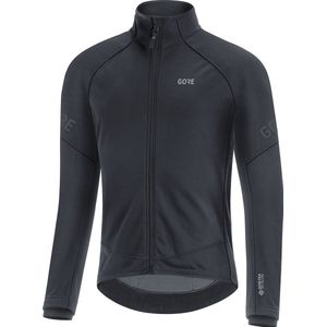 Gore Wear - C3 GTX I Thermo Jacket - Heren - Fleece Gevoerde Softshell - Zwart