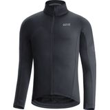 Gorewear - C3 - Thermo Jersey - Zwart - Fleece Gevoerd, Windbescherming, Reflecterende Details