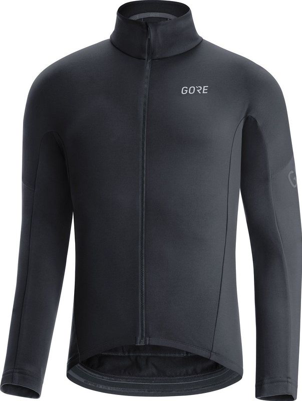 Gorewear - C3 - Thermo Jersey - Zwart - Fleece Gevoerd, Windbescherming, Reflecterende Details
