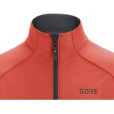 Gore - C3 Gore-Tex Infinium Thermo Jacket - Oranje - Fleece Gevoerd Softshell