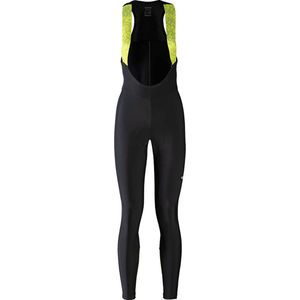 GOREWEAR - Progress Thermo Bib Tights+ - Fietsbroek - Zwart/Neon-geel - Dames