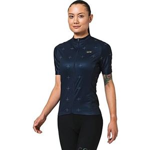 GORE WEAR Fietstrui met korte mouwen voor dames Daily, 42, marineblauw/wit
