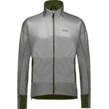 GORE WEAR Drive Herenjack - Lab Gray / Utility Green - 1 stuk