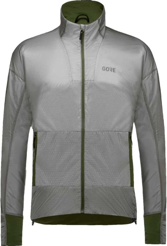 GORE WEAR Drive Herenjack - Lab Gray / Utility Green - 1 stuk
