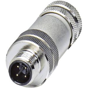 M12 - Stekker - Schroef- of Veerdrukverbinding - Robuuste Metalen Behuizing