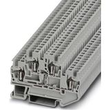Phoenix Contact - STTB 1.5 - Aardingsklem - Grijs - Veerdrukklem - 0,08 mm² tot 1,5 mm²