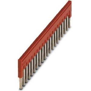 PHOENIX CONTACT FBS 20-5 Plug-in bridge, 5,2 mm steek, 20 aantal pinnen, rood, 1 stuk