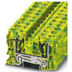 PHOENIX CONTACT ST 16-PE Kabelbinders met beschermveren, 16 mm², nominale doorsnede 2 connectoren, groen geel, 25 stuks