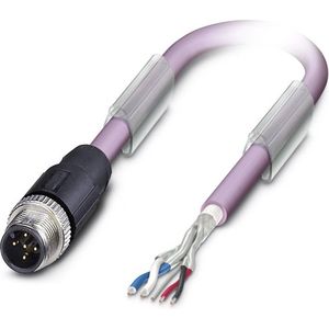 Phoenix Contact Sensor/actuator data connector, Kabels + Stekkers, Paars