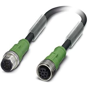 Sensor-/Actuatorkabel - 8-polig - Halogeenvrij - Zwartgrijs RAL 7021 - 3 m