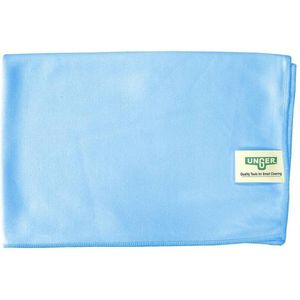 Unger Vensterdoek MicroWipe™, microvezeldoek voor glas en kozijn, blauw, l x b = 800 x 600 mm, vanaf 5 stuks