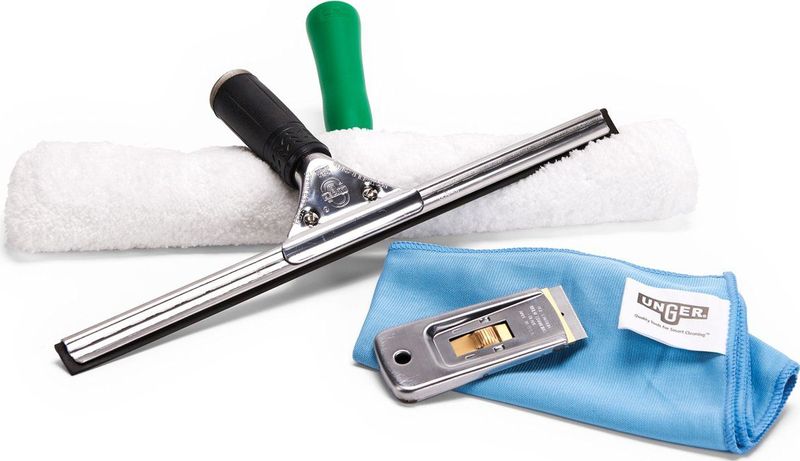 Unger PRO Glasreinigingsset 4in1