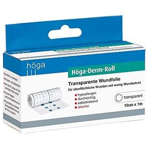 Höga - Pharm transparante wondfolie, doorzichtig, stoomsteriliserend, zelfklevend derm-rol, 10 cm x 1 m 11593339