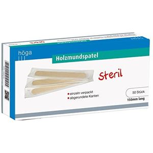 Höga mondstukel, steriel, 150 mm lang, 50 stuks