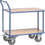 Fetra Tischwagen 2 Etagen, 400kg Tragkraft 850x500mm Ladefl&#228;che