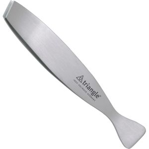 Triangle Visgratenpincet Schuin Roestvrij Staal in Doos 17.5 cm