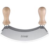 Triangle Dubbel Wiegemes 23 cm - Precisie Snijden - Beukenhout Heft